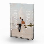 Elegant Wedding Vows Art Photo Block<br><div class="desc">Style your wedding vows into a beautiful  work of art.  A lovely gift and keepsake for newlyweds,  anniverary,  renewal of marriage vows,  and more.  Easily personalize with your names and wedding vows of choice.</div>