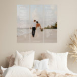 Elegant Wedding Vows Gift Wall Art<br><div class="desc">Style your wedding vows (or any sentiment of love) into a beautiful  work of art.  A lovely gift and keepsake for newlyweds,  anniversary,  renewal of marriage vows,  and more.  Easily personalize with your names and wedding vows of choice.</div>