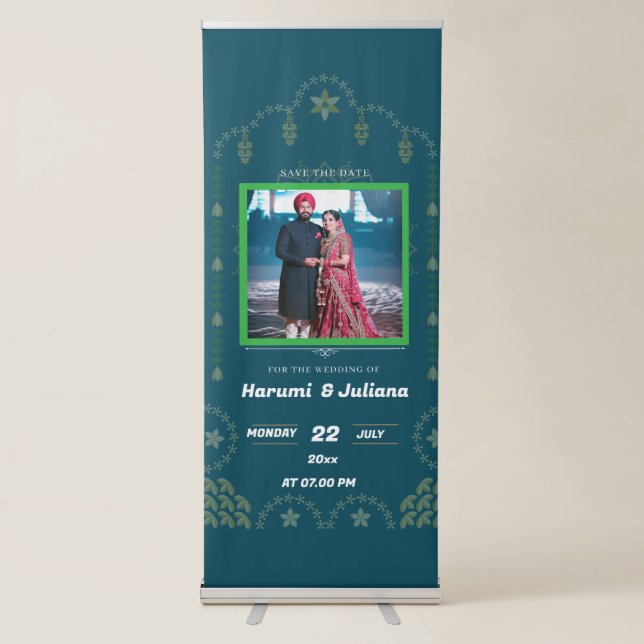 Elegant Wedding Welcome Banner   (Front)