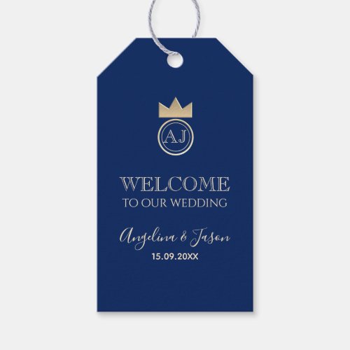 Elegant Wedding Welcome Gift Tags