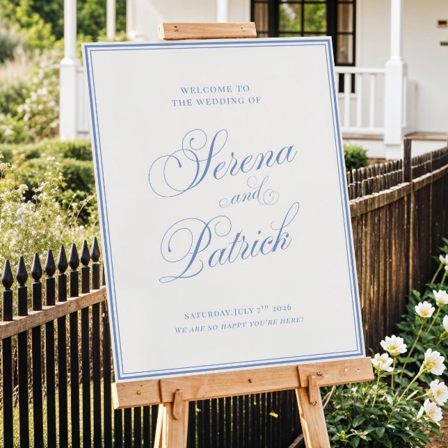 Elegant Wedding Welcome Sign | Fully Customizable  (Creator Uploaded)