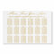 Elegant Wedding White Gold 18 Table Seating Chart