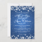 Elegant Wedding Winter Sparkle Blue