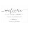 Elegant Welcome to Unplugged Wedding Ceremony Sign