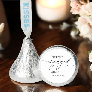 Elegant We're Engaged Engagement Party Favors