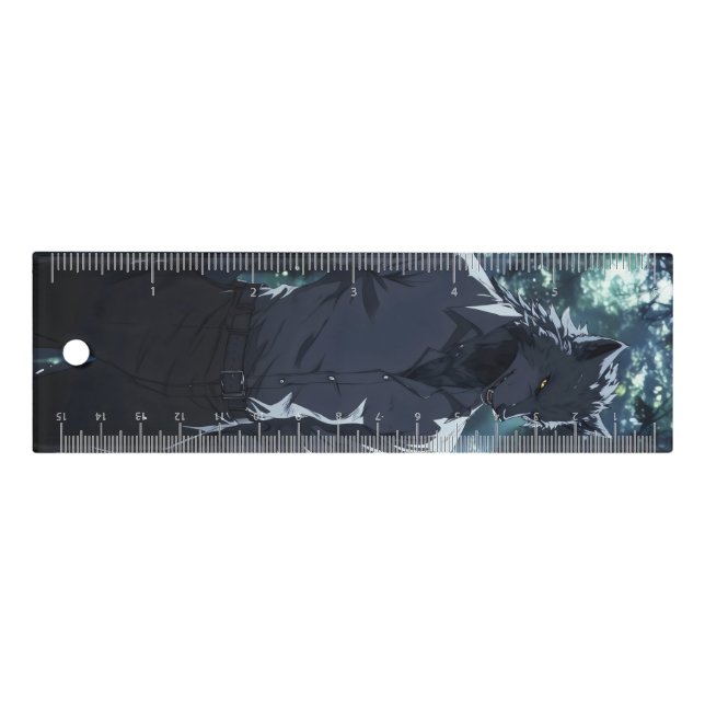 Elegant Werewolf Anime Ruler (Front)
