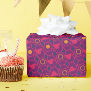 Elegant Whimsical Artistic Chic Boyfriend Birthday Wrapping Paper
