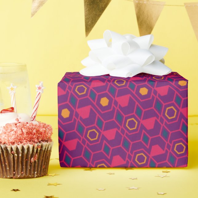 Elegant Whimsical Artistic Chic Boyfriend Birthday Wrapping Paper (Birthday Party)
