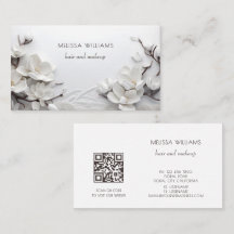 Elegant White 3D Magnolia