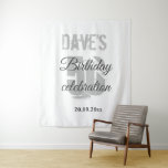 Elegant White 50th Birthday Party  Tapestry<br><div class="desc">Elegant White 50th Birthday Party Backdrop Tapestry</div>