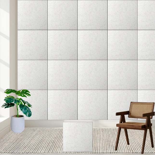 Elegant White and Gold Speckled Ceramic Tile  (Elegant White and Gold Speckled Ceramic Tile)