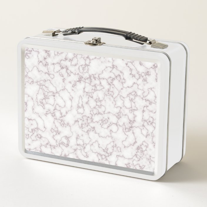 marble effect lunch bag