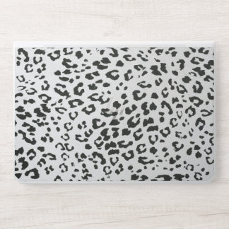 Elegant White Black Leopard Cheetah Animal Print HP Laptop Skin