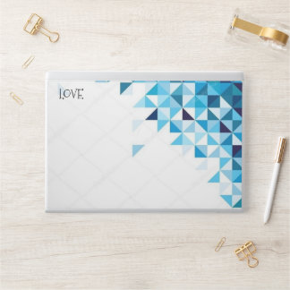 Elegant White & Bule  HP Laptop Skin