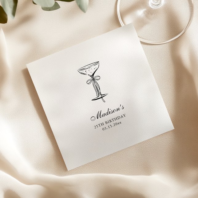 Elegant White Champagne Party  Napkins (Creator Uploaded)