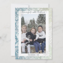 Elegant White Christmas Snowflake Crystal Bokeh