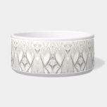 Elegant White Cream Heart Ceramic Pet Bowl<br><div class="desc">Beautiful Elegant White Cream Heart Ceramic Pet Bowl</div>
