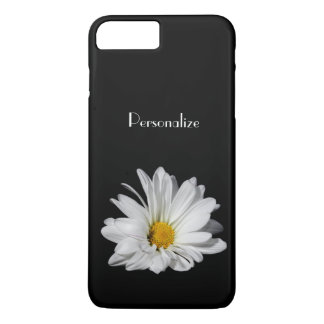 Elegant White Daisy Flower With Name iPhone 8 Plus/7 Plus Case