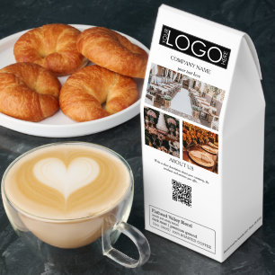 Elegant White Event Planning Business 3 Photos Roasted Coffee