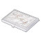 Elegant White Faux Marble Rose-Gold Accent