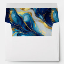 Elegant White Faux Marbled Wedding