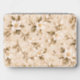 Elegant White Floral Olive Gold Botanical Pattern Kindle Cover