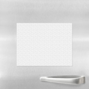 Elegant White Floral Wedding Favor Sticker Magnetic Dry Erase Sheet