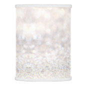 Elegant white glitter lamp shade (Right)