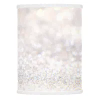 White glitter on sale lamp shade