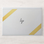 Elegant White &amp; Gold Marble HP Laptop Skin