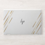 Elegant White &amp; Gold Marble HP Laptop Skin