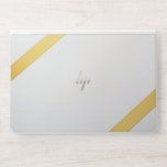 Elegant White &amp; Gold Marble HP Laptop Skin