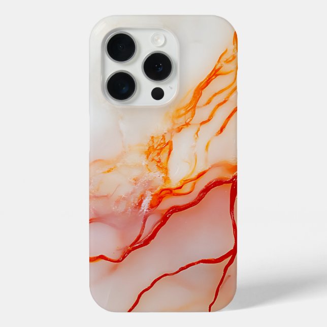 Elegant White & Gold Marble Pattern Case-Mate iPhone Case (Back)