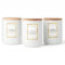 Elegant White & Gold Packaging Wax Melts Label