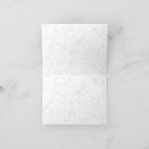 Elegant White Graduation Announcement