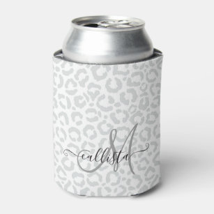 Cheetah Print Stainless Steel Can Cooler - Pipsy