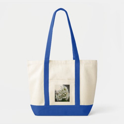 Elegant White Hydrangea Floral Tote Bag | Botanica