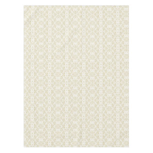 Elegant White Lace Formal Tablecloth