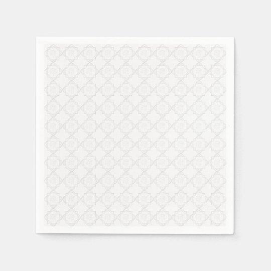Elegant White Lace Paper Napkin