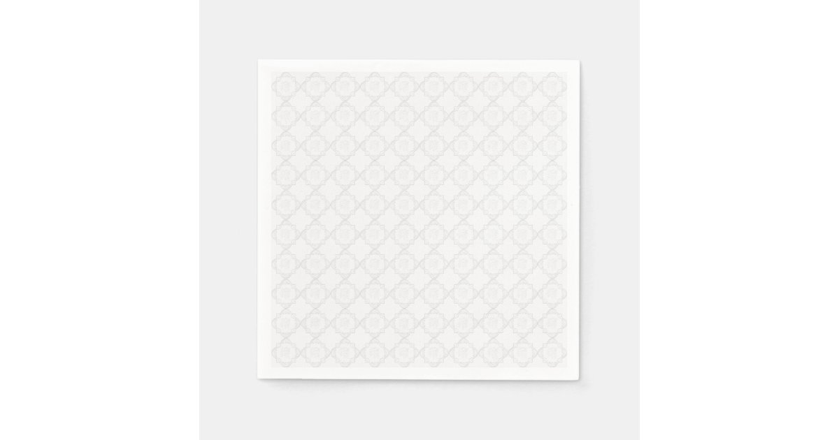 Elegant White Lace Paper Napkins Zazzle