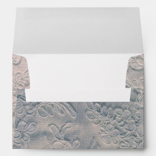 Elegant White Lace Wedding Envelope | Zazzle