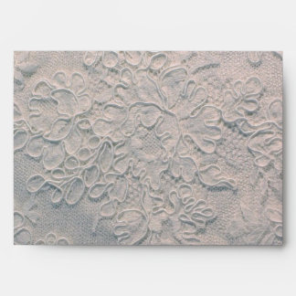 Elegant White Lace Wedding Envelope