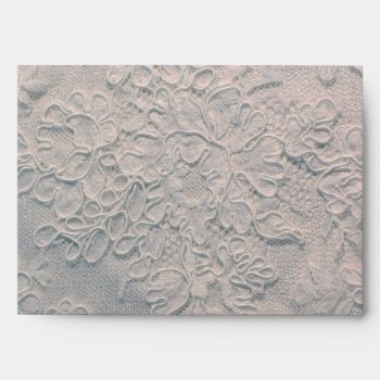Elegant White Lace Wedding Envelope by RavenSpiritPrints at Zazzle