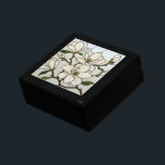 Elegant White Magnolias Stained Glass Illusion Gift Box<br><div class="desc">Elegant white magnolias box in a stained glass effect. Delicate and cheerful. Perfect for store jewelry and other treasures,  or give as a personal gift.</div>