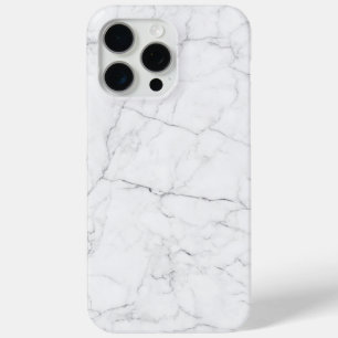 Elegant White Marble  iPhone 15 Pro Max Case