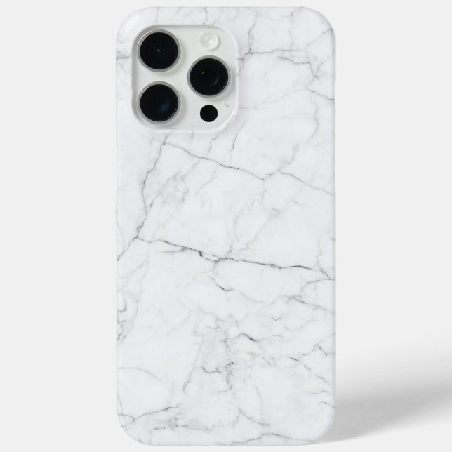 Elegant White Marble  Case-Mate iPhone Case (Back)