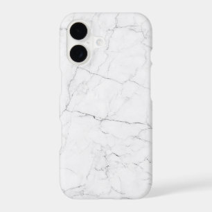 Elegant White Marble  iPhone 17 Case