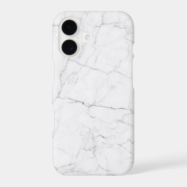 Elegant White Marble  Case-Mate iPhone Case (Back)