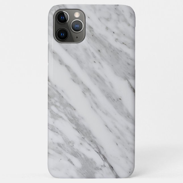  Elegant White Marble Case-Mate iPhone Case (Back)