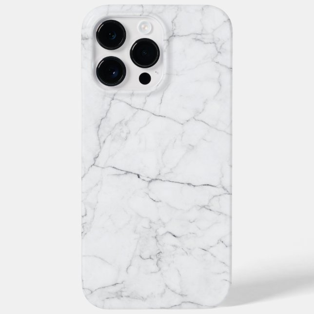 Elegant White Marble  Case-Mate iPhone Case (Back)